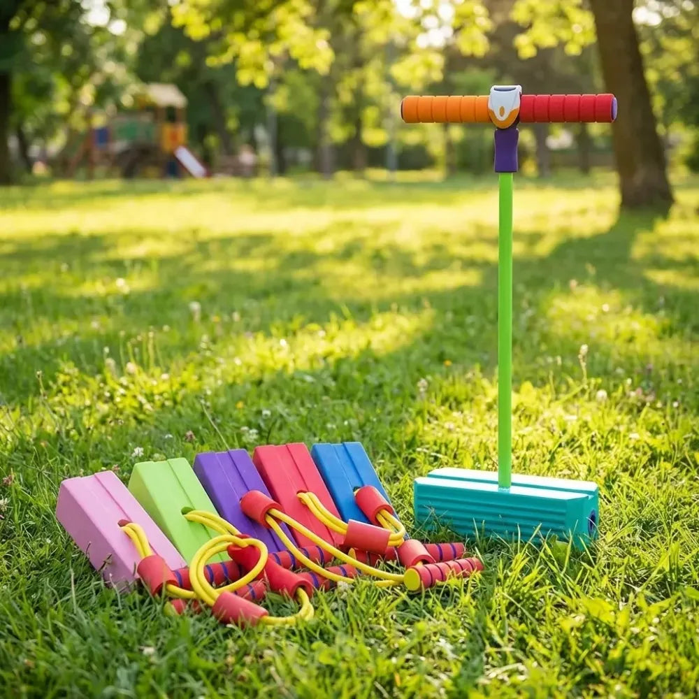Foam pogo jumper – safe bouncy stick toy
