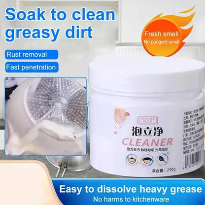 Grease-dissolving cleaner.