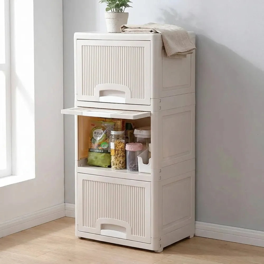 Foldable 4-layer storage drawers - home & kitchen