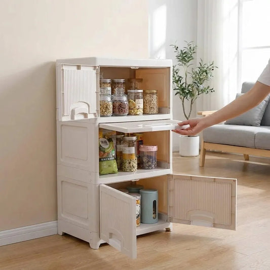 Foldable 4-layer storage drawers - home & kitchen