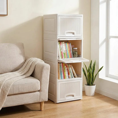 Foldable 4-layer storage drawers - home & kitchen