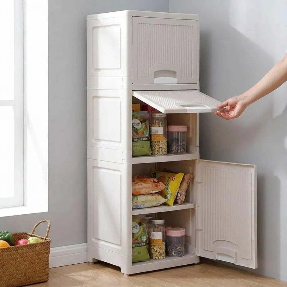 Foldable 4-layer storage drawers - home & kitchen
