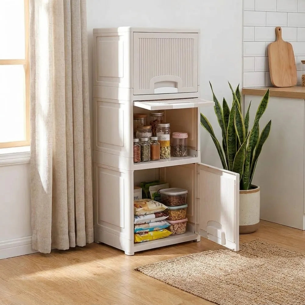 Foldable 4-layer storage drawers - home & kitchen