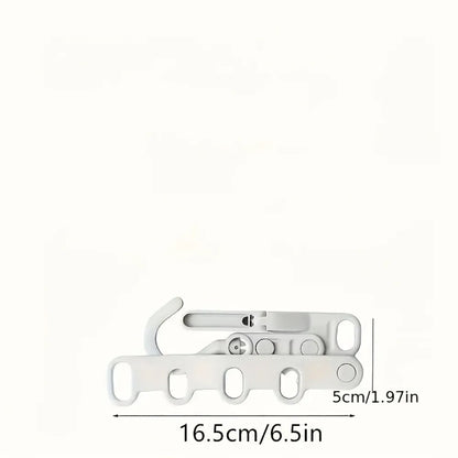 Foldable 5-hole clothes hanger - home improvement