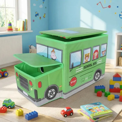 Foldable bus toy box - home improvement