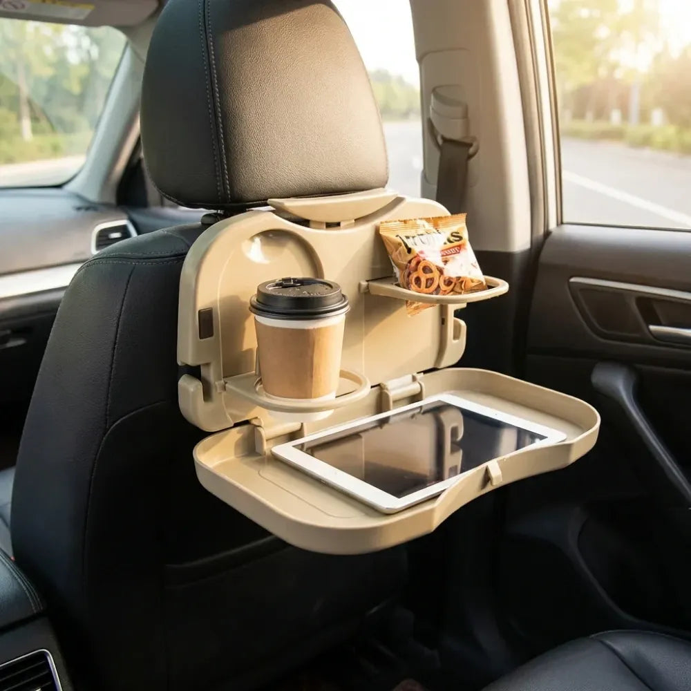 Foldable car food tray - car and bike accessories