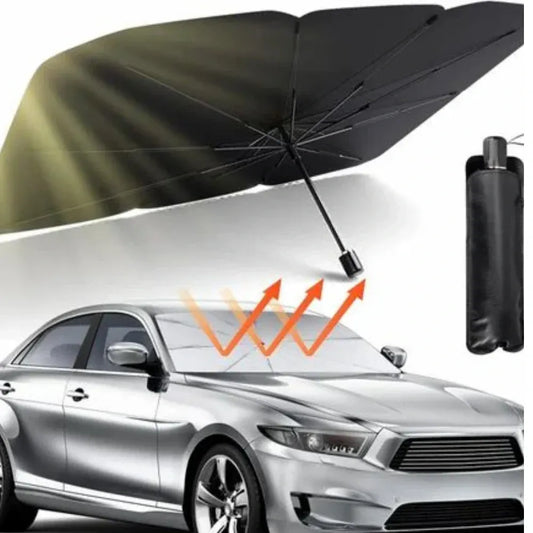 Foldable car sunshield umbrella - automotive