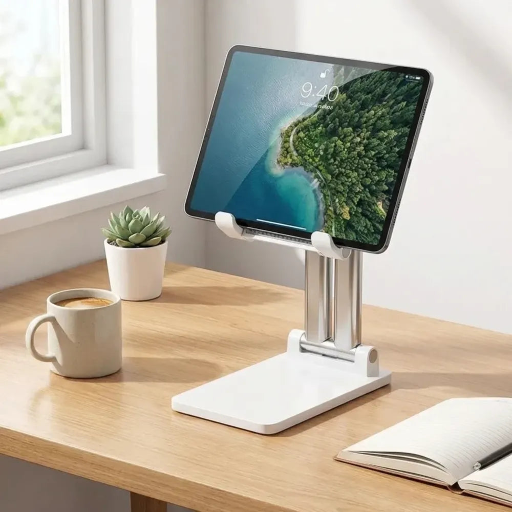 Foldable desktop phone stand