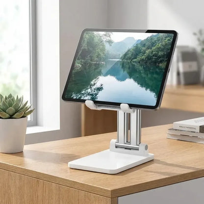 Foldable desktop phone stand