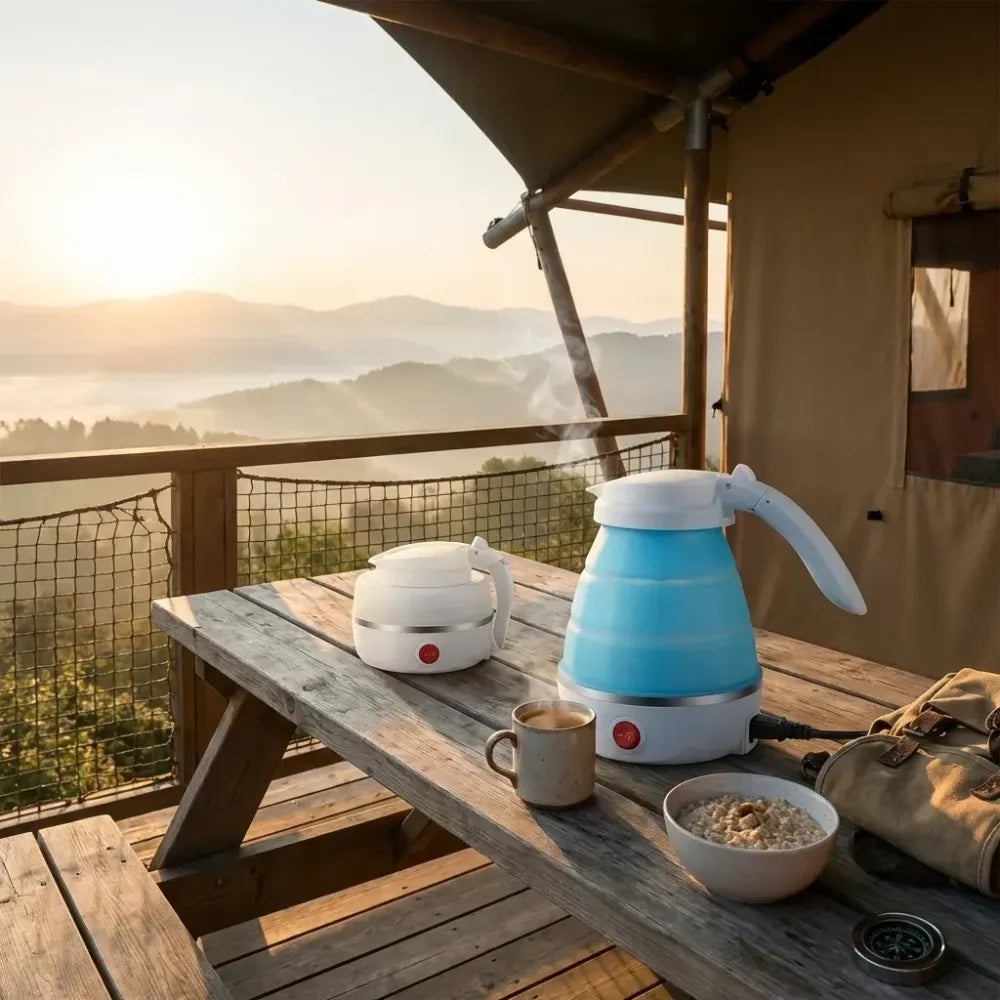 Foldable electric travel kettle - home & kitchen