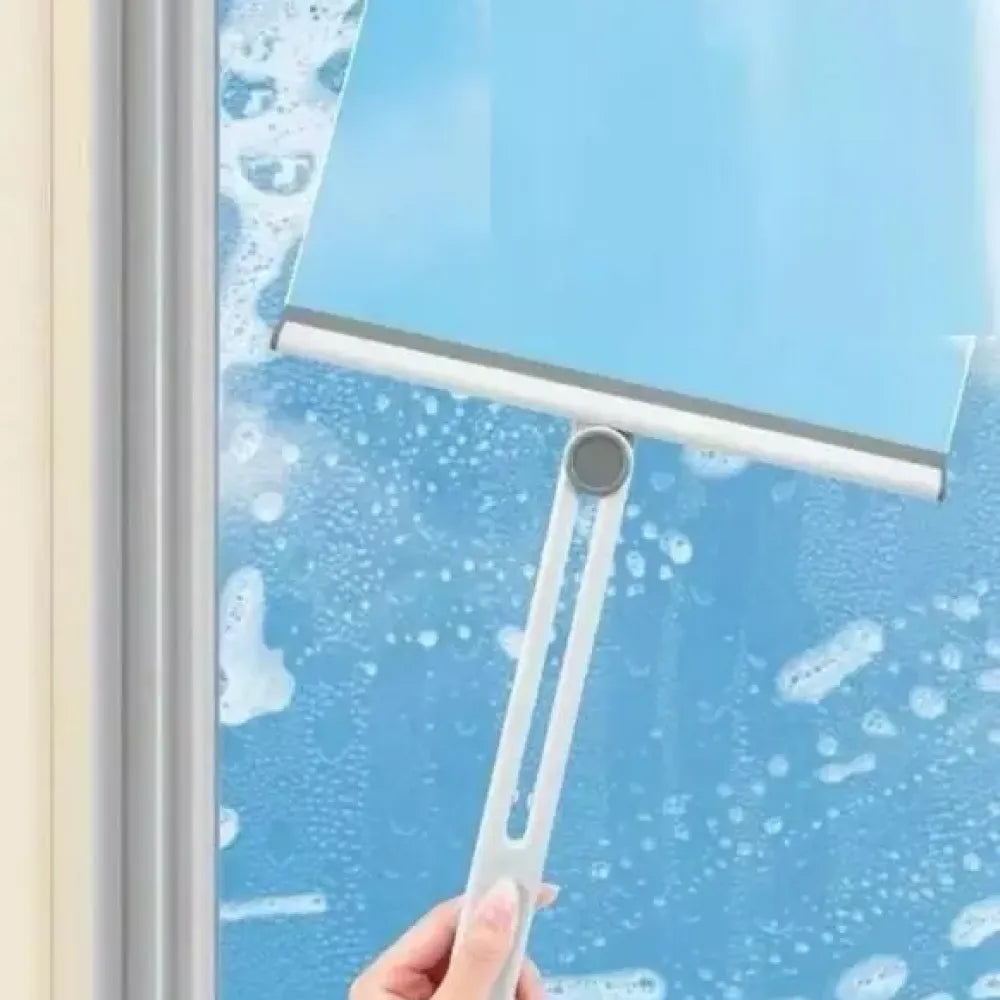 Foldable glass wiper