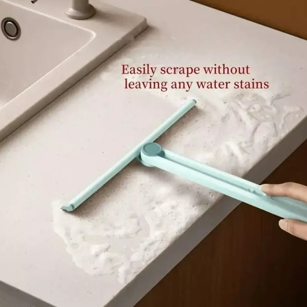 Foldable glass wiper