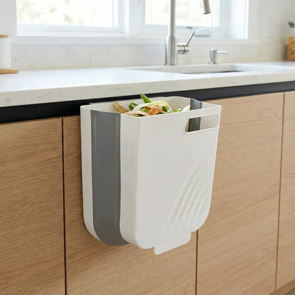 Foldable hanging trash can - home & kitchen