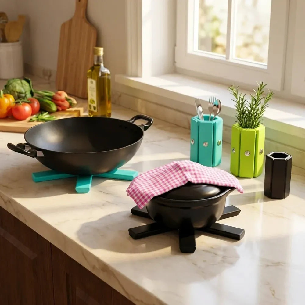 Foldable heat-resistant hotmat - home & kitchen