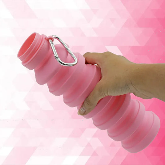 Foldable leak-proof silicone water bottle - home & kitchen