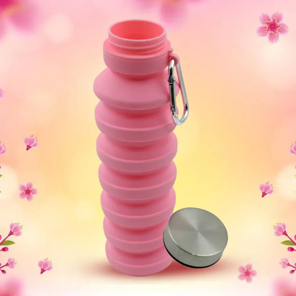 Foldable leak-proof silicone water bottle - home & kitchen