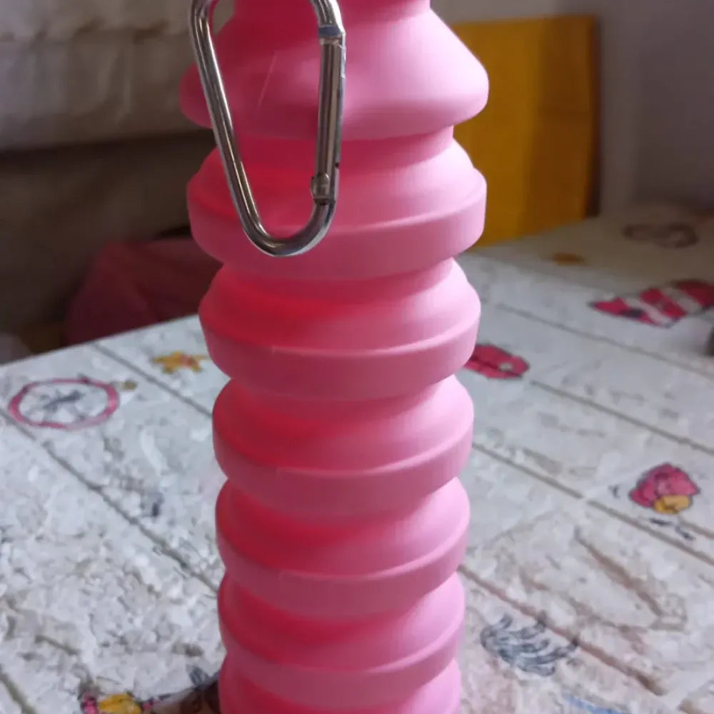 Foldable leak-proof silicone water bottle - home & kitchen