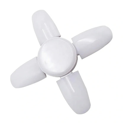 Foldable led fan bulb - home decor