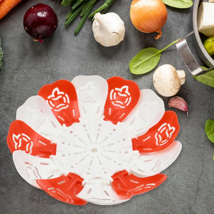 Foldable lotus fruit basket - home & kitchen