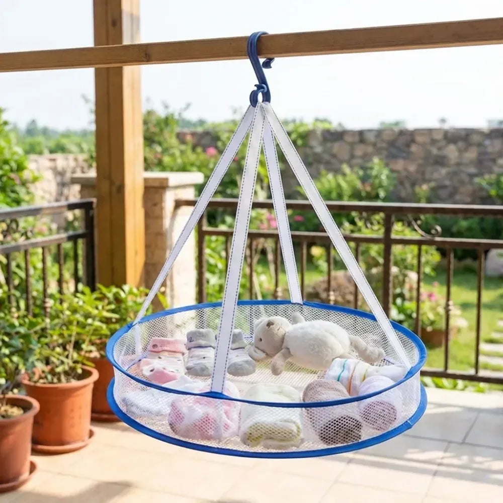 Foldable mesh drying rack - home improvement