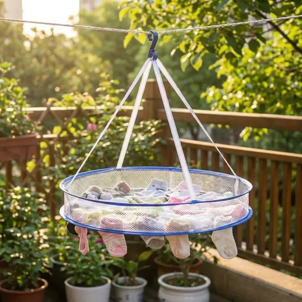 Foldable mesh drying rack - home improvement