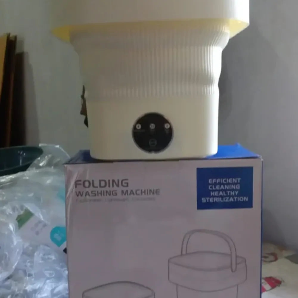 Foldable mini washing machine