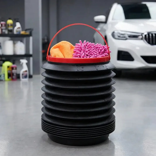 Foldable multi-use storage bucket - home improvement