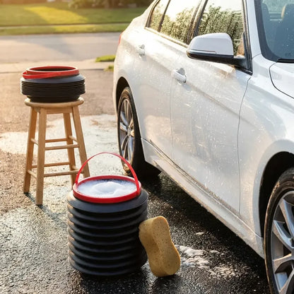 Foldable multi-use storage bucket - home improvement