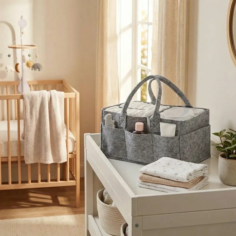 Foldable nursery storage organizer