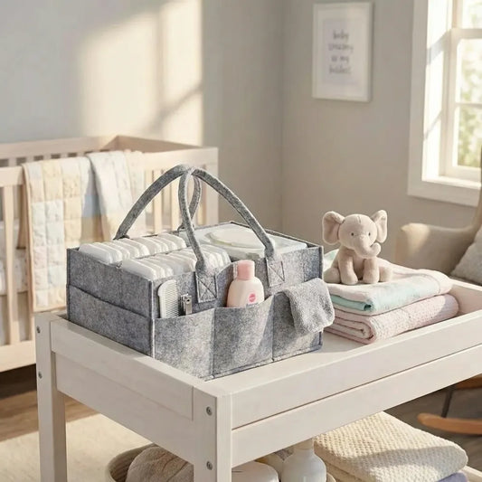 Foldable nursery storage organizer