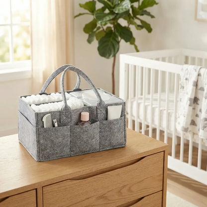 Foldable nursery storage organizer