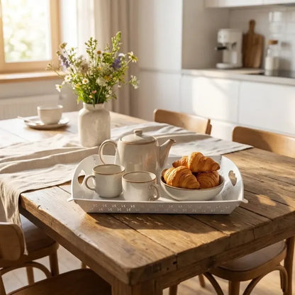 Foldable plastic serving tray - home & kitchen