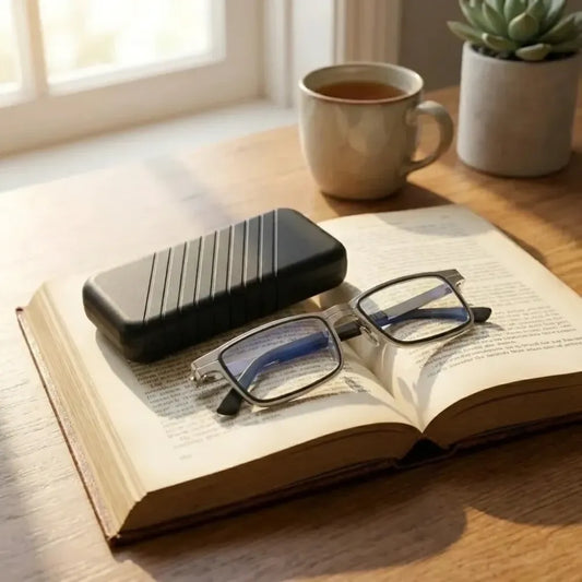 Foldable reading glasses