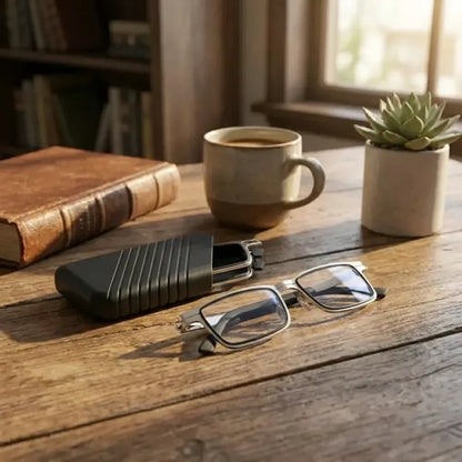 Foldable reading glasses