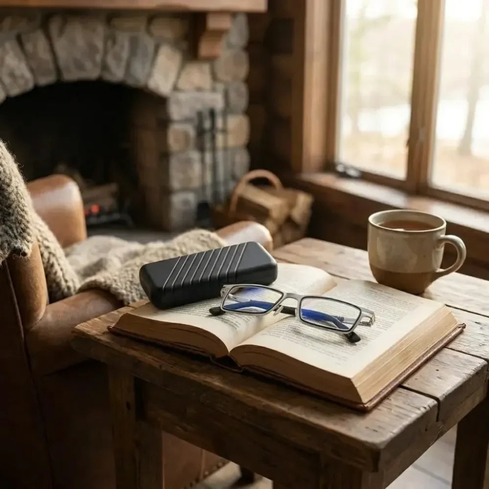 Foldable reading glasses