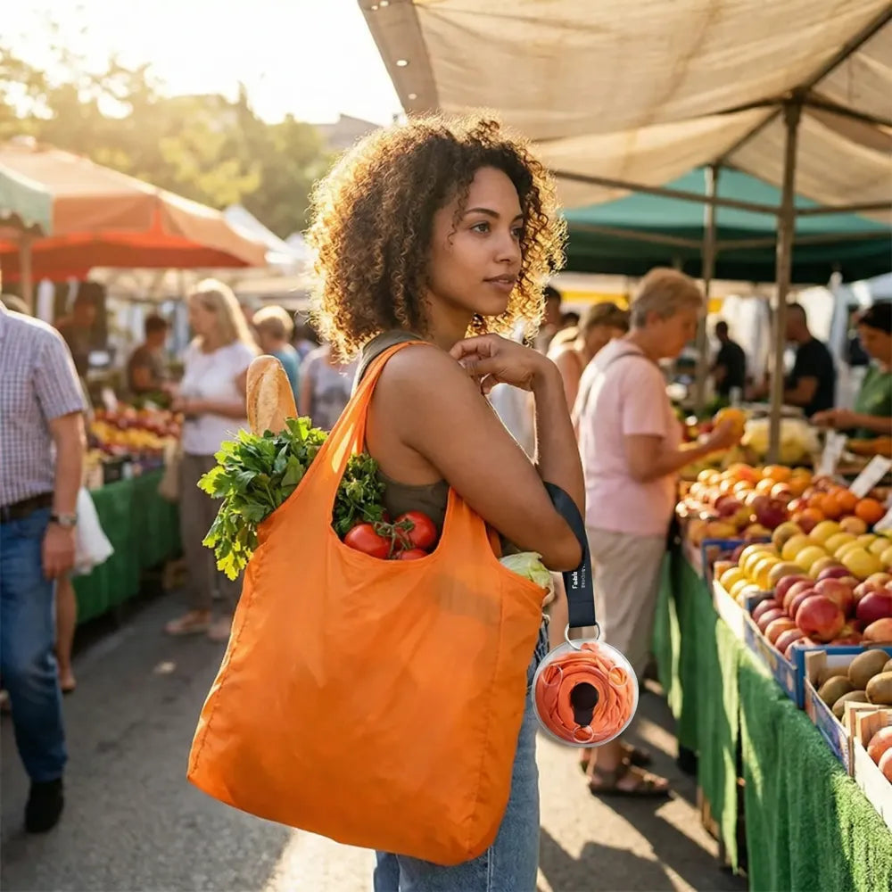 Foldable reusable shopping bag - home improvement