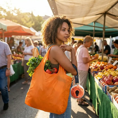 Foldable reusable shopping bag - home improvement