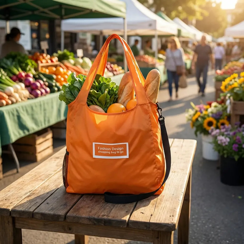 Foldable reusable shopping bag - home improvement