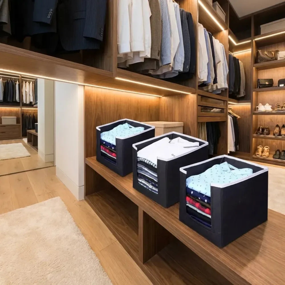 Foldable shirt stackers - home essentials