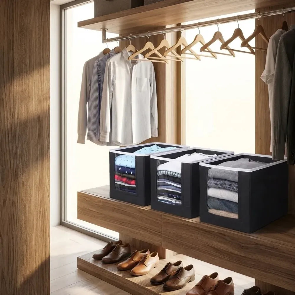 Foldable shirt stackers - home essentials