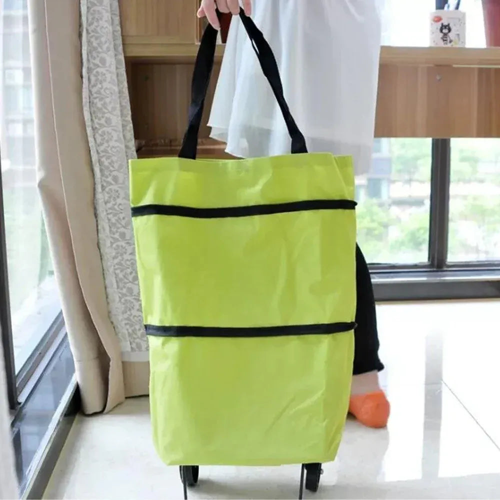 Foldable shopping trolley bag - travel
