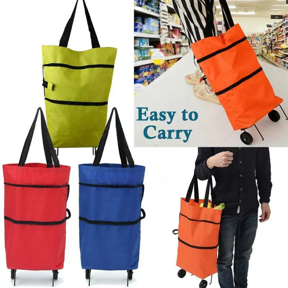 Foldable shopping trolley bag - travel