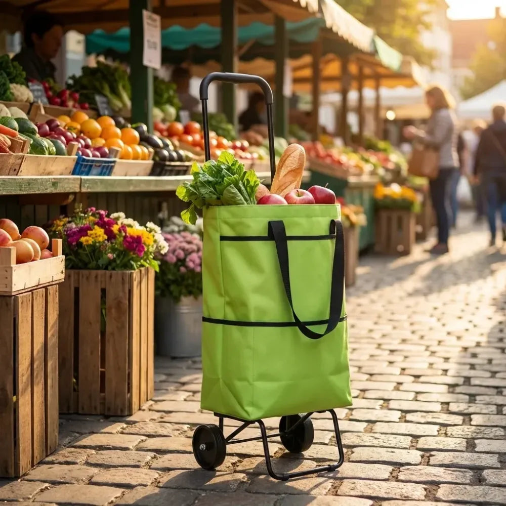 Foldable shopping trolley bag - travel