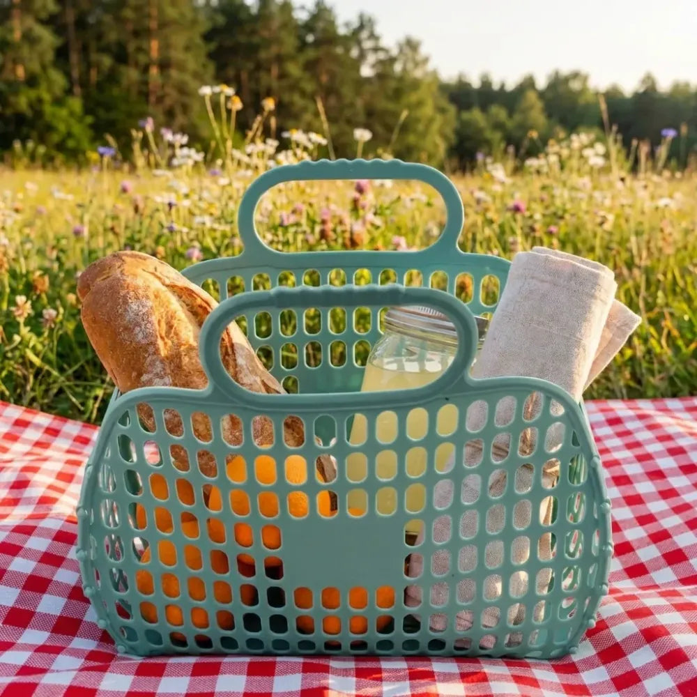 Foldable smiley shopping bag - home & kitchen