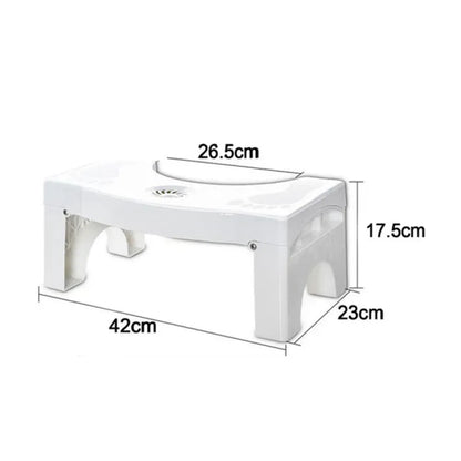 Foldable squat toilet stool - home improvement