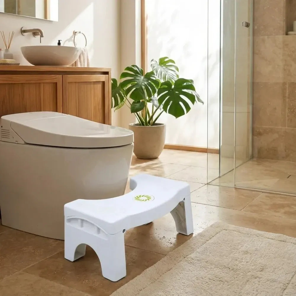 Foldable squat toilet stool (pack of 1) - home improvement
