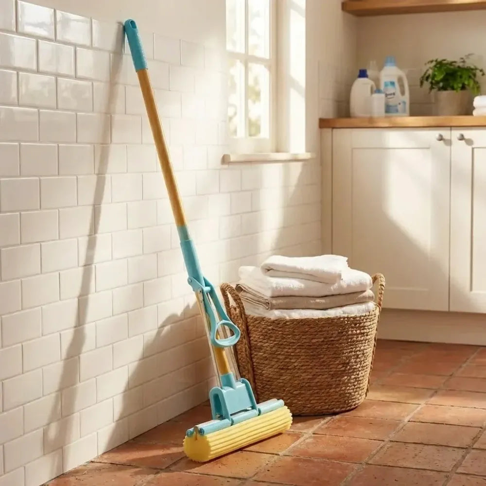 Foldable squeeze mop - home essentials