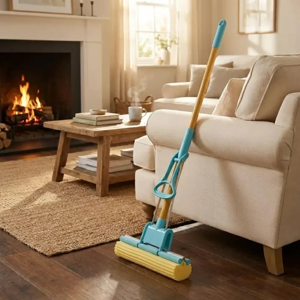 Foldable squeeze mop - home essentials
