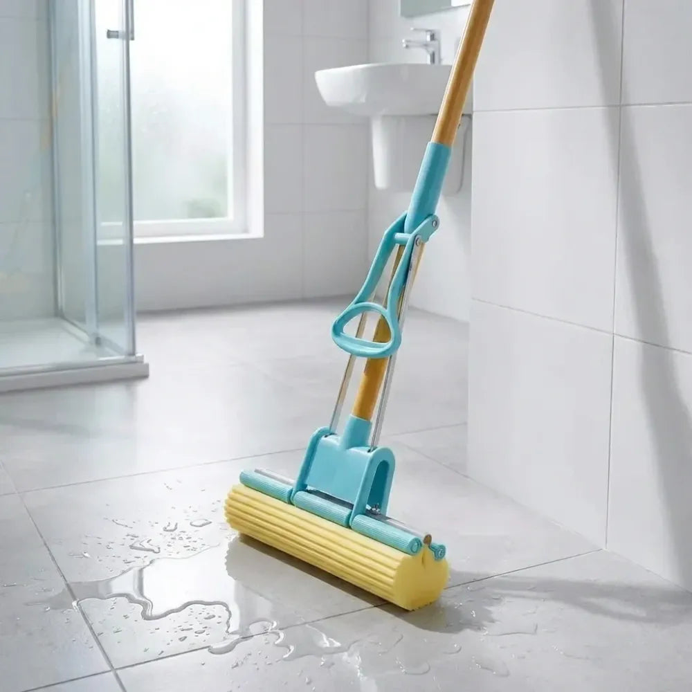 Foldable squeeze mop - home essentials