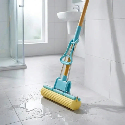 Foldable squeeze mop - home essentials